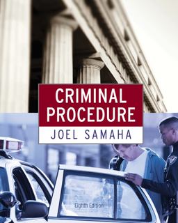 Criminal Procedure 8th 9780495916475 Front Cover