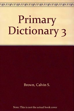 Primary Dictionary 3