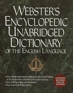 Webster's Encyclopedic Unabridged Dictionary 2nd 9780517150269 Front Cover
