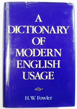Dictionary of Modern English Usage
