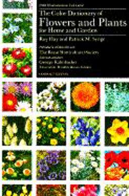 Color Dictionary of Flowers and Plants for Home and Garden  9780517524565 Front Cover