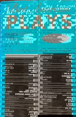 Best American Plays, 1983-1992
