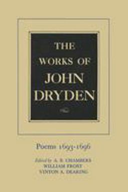 The Works of John Dryden, Volume Iv