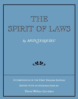 The Spirit of Laws