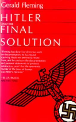 Hitler and the Final Solution 2nd 9780520060227 Front Cover