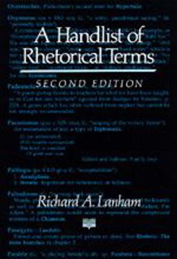 A Handlist of Rhetorical Terms