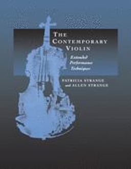 Contemporary Violin Extended Performance Techniques  9780520224094 Front Cover