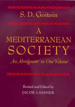 Mediterranean Society, an Abridgment in One Volume  9780520240599 Front Cover