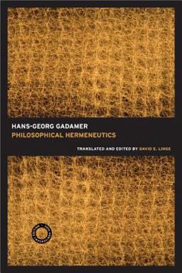 Philosophical Hermeneutics, 30th Anniversary Edition 30th 9780520256408 Front Cover
