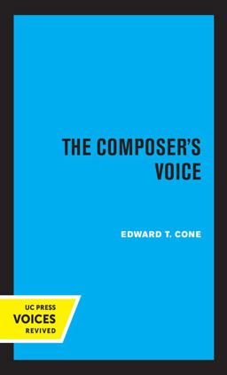 Composer's Voice  9780520306509 Front Cover