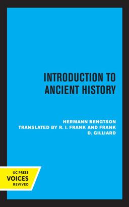 Introduction to Ancient History  9780520309111 Front Cover