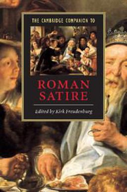 Cambridge Companion to Roman Satire  9780521006279 Front Cover