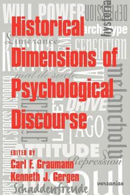 Historical Dimensions of Psychological Discourse  9780521034760 Front Cover