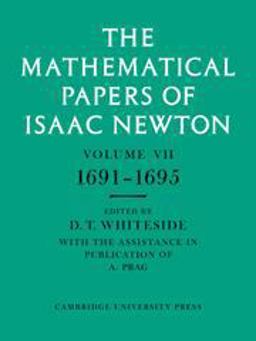 The Mathematical Papers of Isaac Newton, 1691-1695