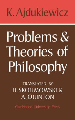 Problems and Theories of Philosophy
