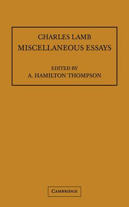 Miscellaneous Essays