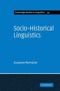 Socio-Historical Linguistics Its Status and Methodology  9780521112338 Front Cover