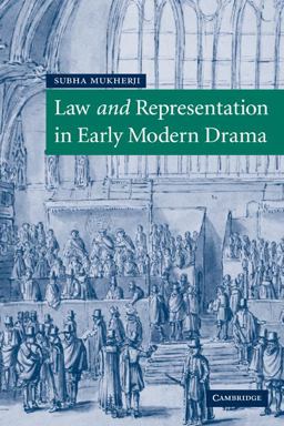 Law and Representation in Early Modern Drama  9780521117302 Front Cover
