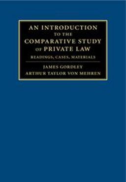An Introduction to the Comparative Study of Private Law