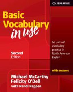Vocabulary in Use Basic Student's Book with Answers 2nd 9780521123679 Front Cover