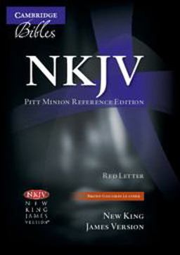 NKJV Pitt Minion Reference Bible, Brown Goatskin Leather, Red-Letter Text, NK446XR  9780521132169 Front Cover