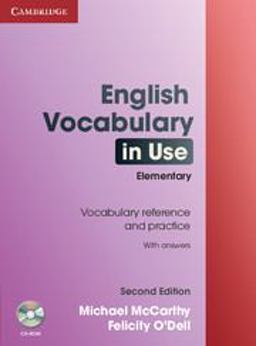 English Vocabulary in Use Elementary 2nd 9780521136204 Front Cover