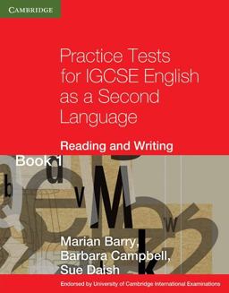Practice Tests for IGCSE English as a Second Language Reading and Writing  9780521140591 Front Cover
