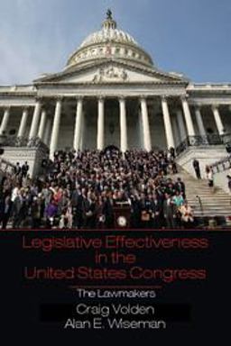 Legislative Effectiveness in the United States Congress The Lawmakers  9780521152266 Front Cover