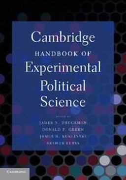 Cambridge Handbook of Experimental Political Science  9780521174558 Front Cover