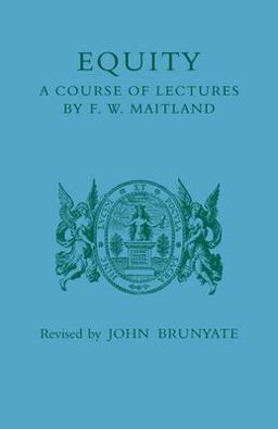 Equity A Course of Lectures  9780521176507 Front Cover