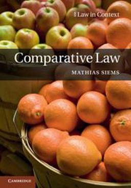 Comparative Law  9780521177177 Front Cover