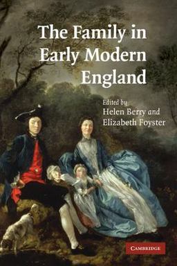 Family in Early Modern England  9780521182669 Front Cover