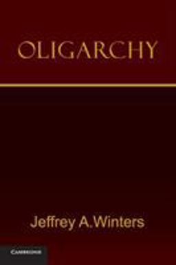 Oligarchy  9780521182980 Front Cover