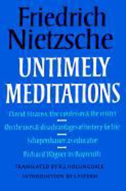 Untimely Meditations