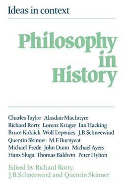 Philosophy in History Essays in the Historiography of Philosophy  9780521273305 Front Cover