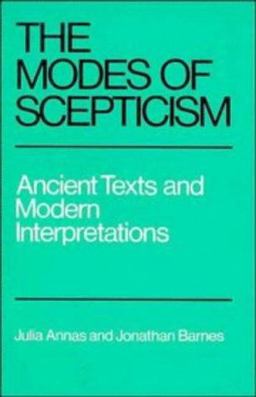 Modes of Scepticism Ancient Texts and Modern Interpretations  9780521276443 Front Cover