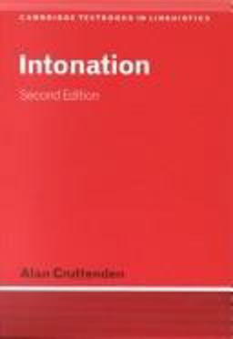 Intonation 1st 1986 9780521278058 Front Cover