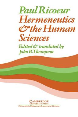 Hermeneutics and the Human Sciences