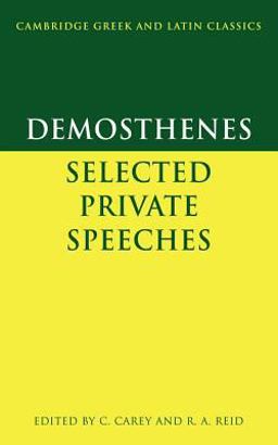 Demosthenes Selected Private Speeches  9780521283731 Front Cover