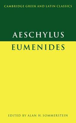 Aeschylus Eumenides  9780521284301 Front Cover