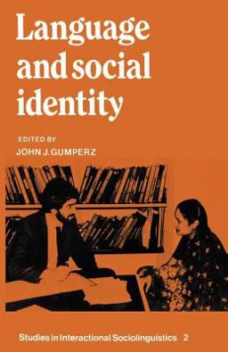 Language and Social Identity 2nd 9780521288972 Front Cover