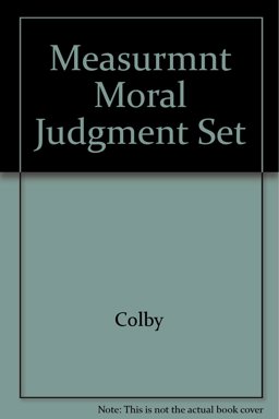 The Measurement of Moral Judgement