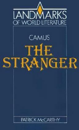 Camus The Stranger  9780521338516 Front Cover