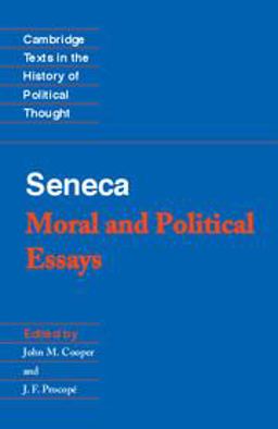 Seneca Moral and Political Essays  9780521348188 Front Cover