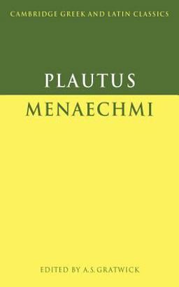 Plautus Menaechmi  9780521349703 Front Cover