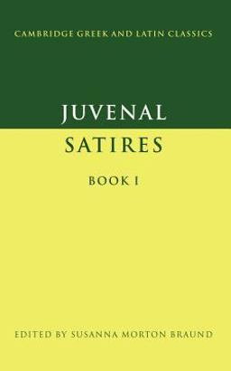 Juvenal Satires  9780521356671 Front Cover