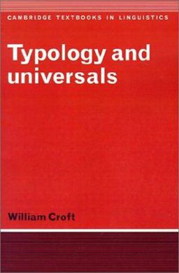 Typology and Universals