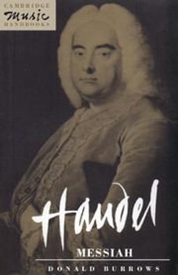 Handel Messiah  9780521376204 Front Cover