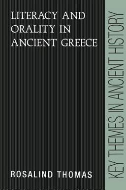 Literacy and Orality in Ancient Greece  9780521377423 Front Cover