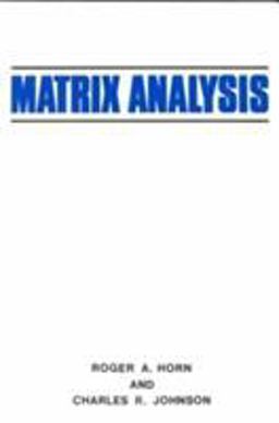 Matrix Analysis  9780521386326 Front Cover